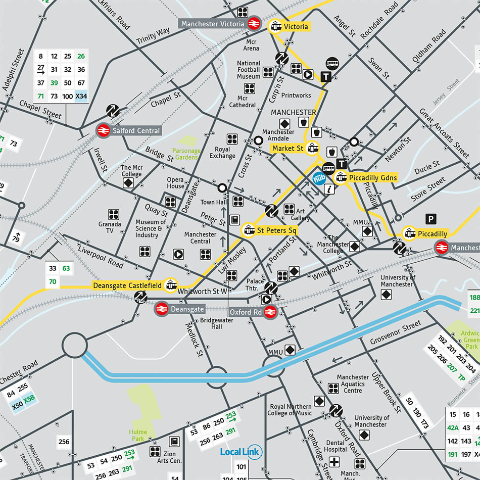 Transport Mapping for Greater Manchester Lovell Johns
