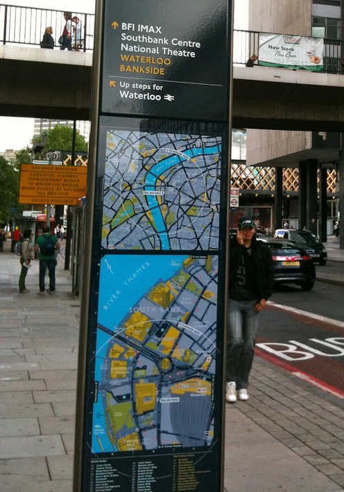 Legible London wayfinding signs. Image courtesy of der_dennis, Flickr