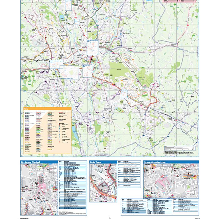 Stoke On Trent Bus map