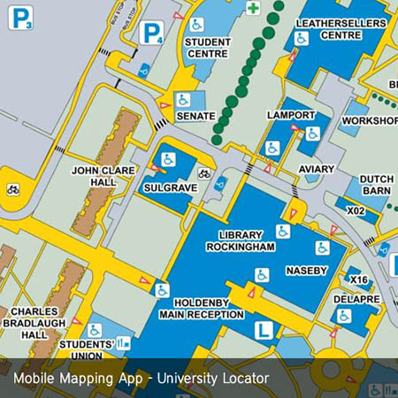 Northampton University Mobile Map App