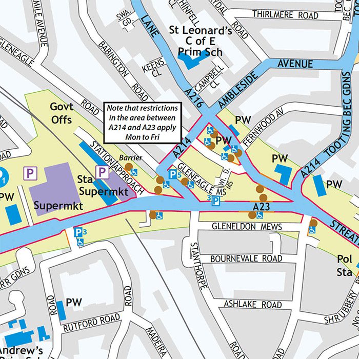 The map of the shop - Picture of Tourist Information Desk