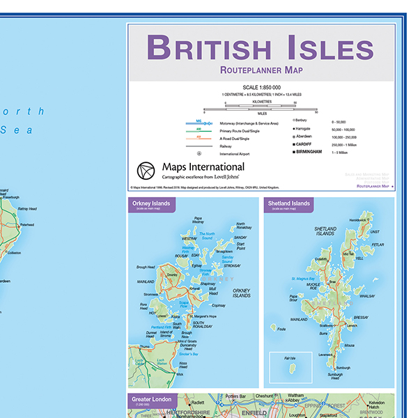 Shetland Islands map making image
