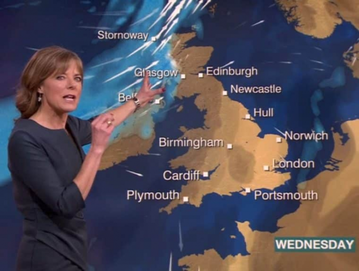 Map Making - BBC Weather - size of Scotland image
