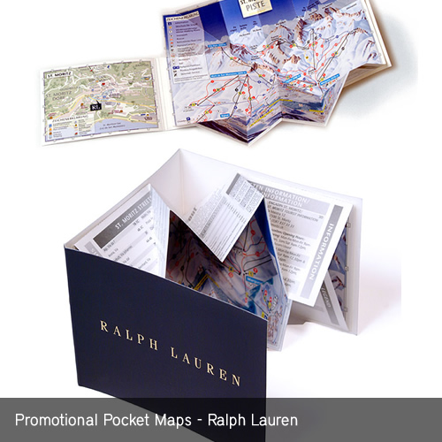 Promotional Pocket Maps Ralph Lauren Lovell Johns
