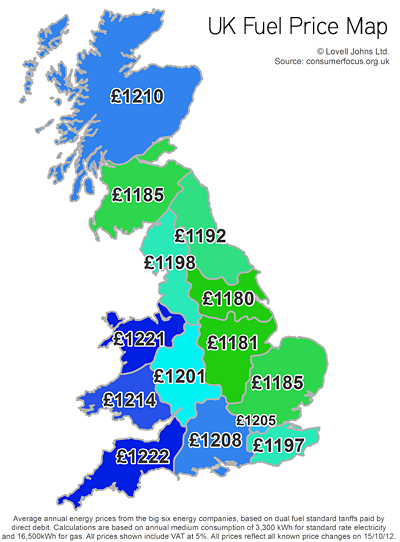 UK Fuel Price Map