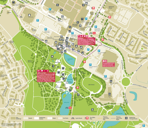 Wayfinding map for Telford & Wrekin council