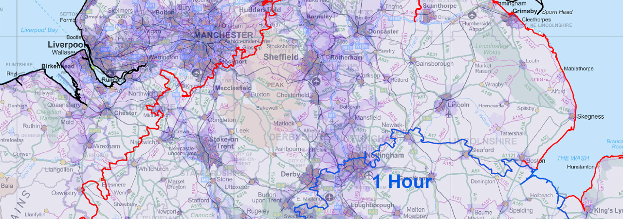 Case Study: Drive Time Map for Property Company - Lovell Johns GIS and ...