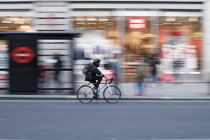 cycling in london image
